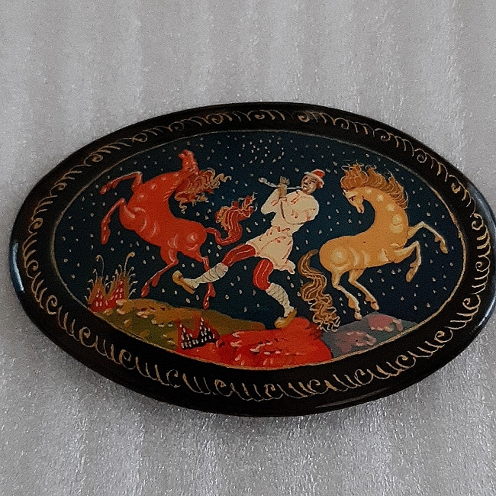 Vintage Russian Enamel Pin